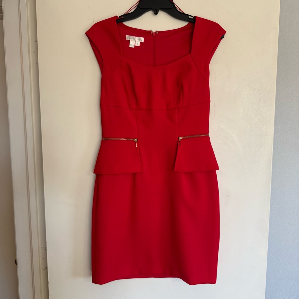 London Times Red Mini Dress